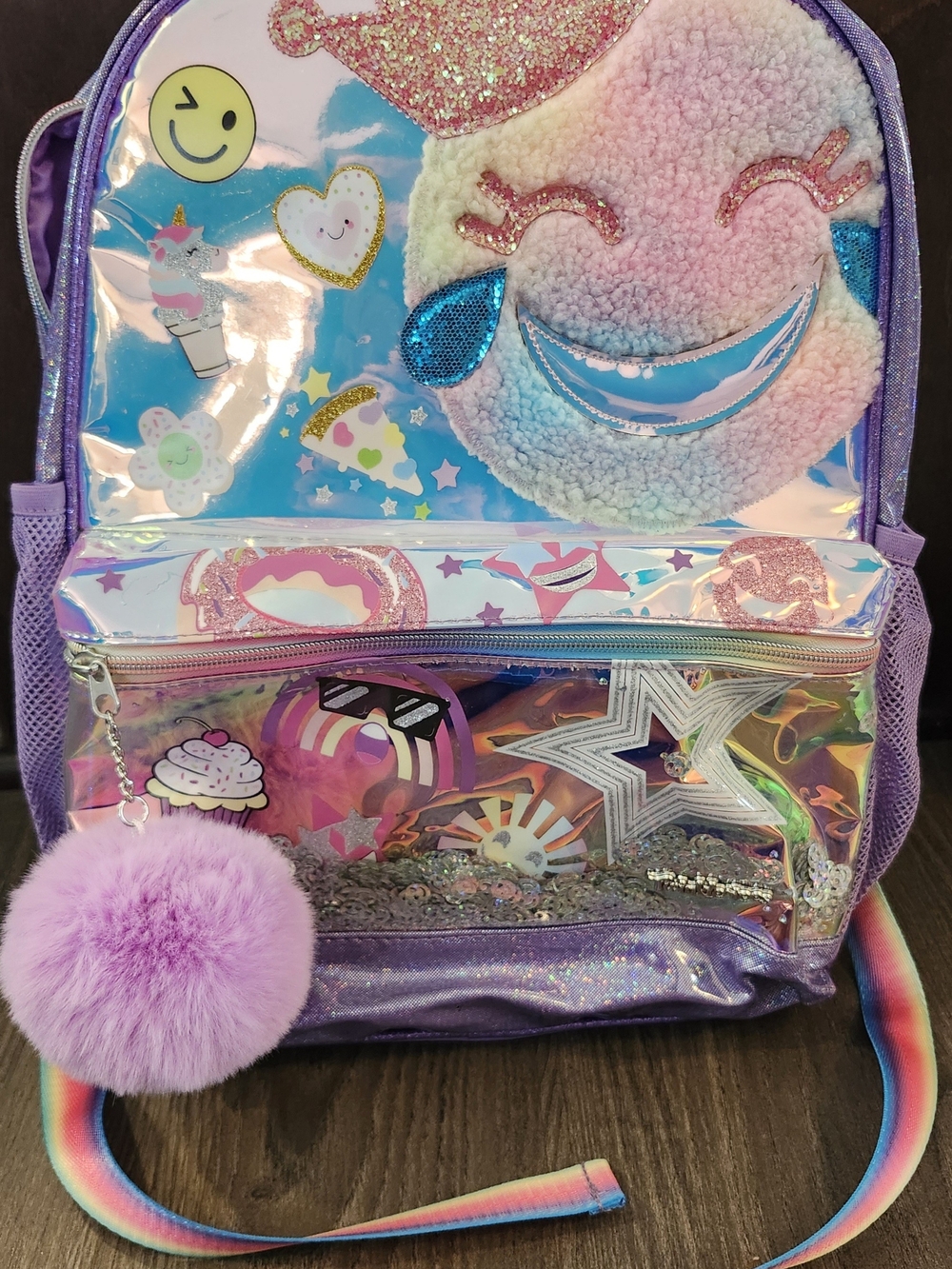 Sketchers Twinkle Toes Holographic Backpack. - Picture 2 of 4